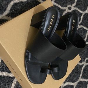 LeChateau Block Heel Sandals